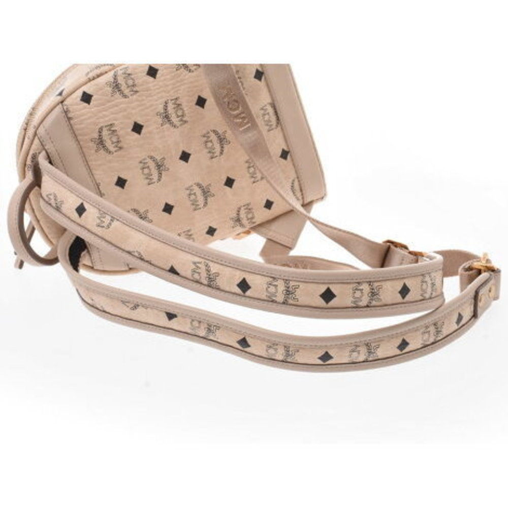 Mcm Mini Backpack Side Studs Beige - image 3
